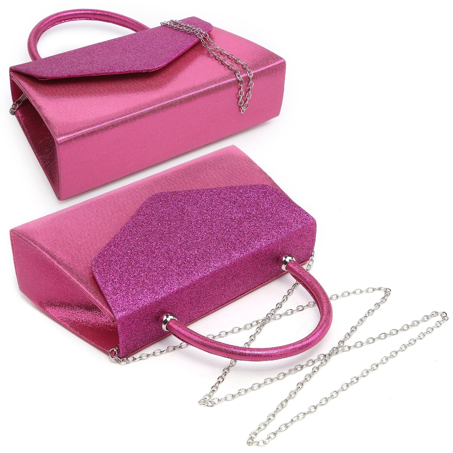 Women'S Evening Bag Party Clutches Wedding Purses Cocktail Prom Handbags with Frosted Glittering