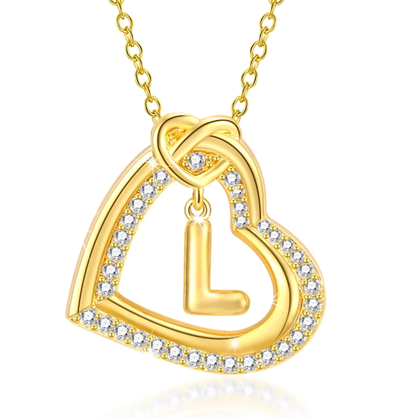 14K Rose Gold Love Heart Initial Necklaces for Women CZ Hypoallergenic Heart Pendant Necklace for Girlfriend Mom Wife Daughter Bubble Letter V Necklace Jewelry Birthday Valentine'S Day Gifts